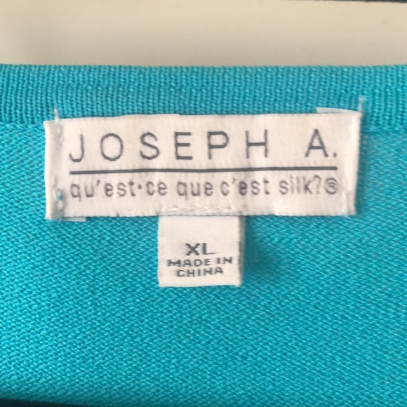 Joseph A. - XL Women's Top - Turquoise - Picture 6 of 8